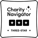 Image of shape with the Charity Navigator logo in it.